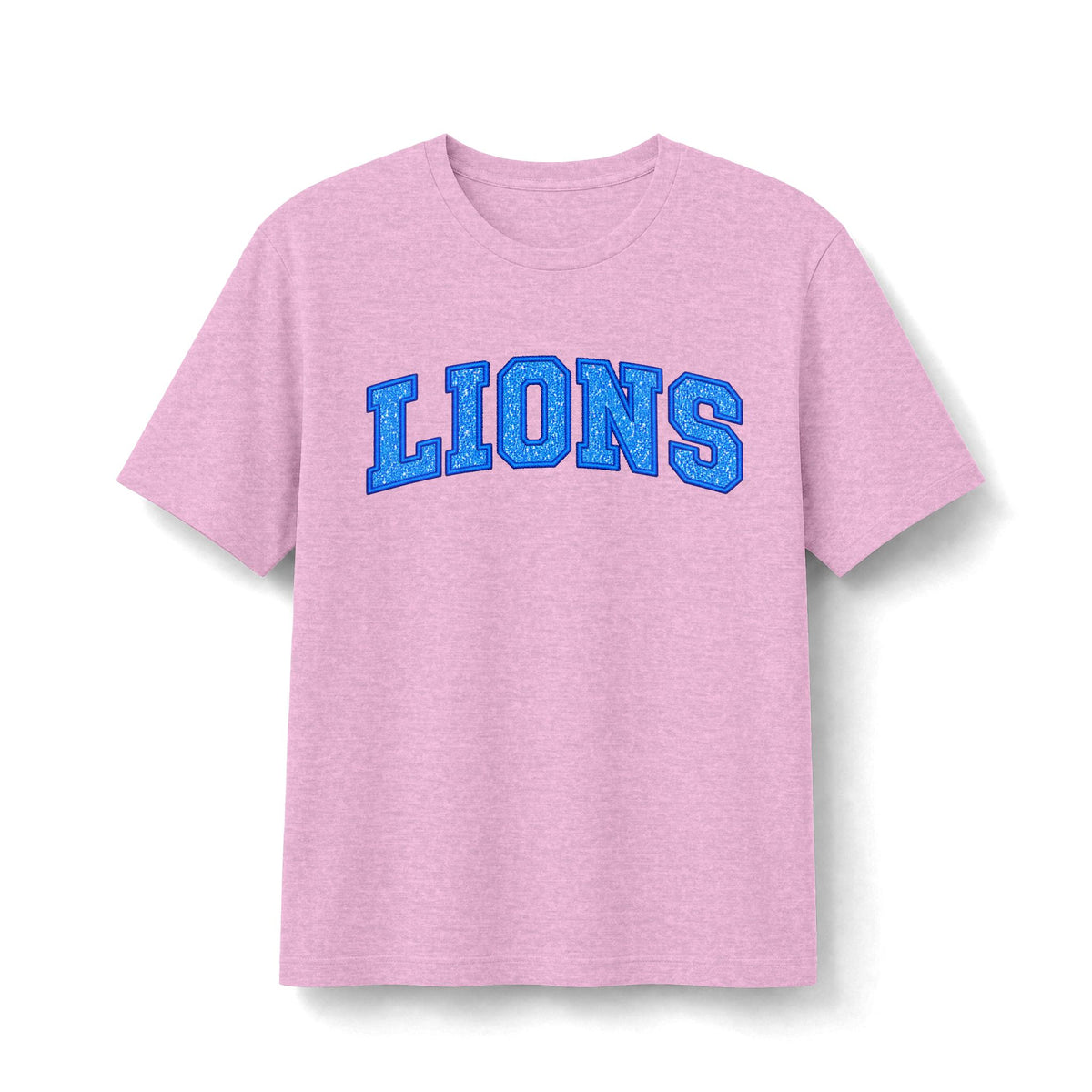 Lions Blue Sparkle Tee - Bella+Canvas CVC