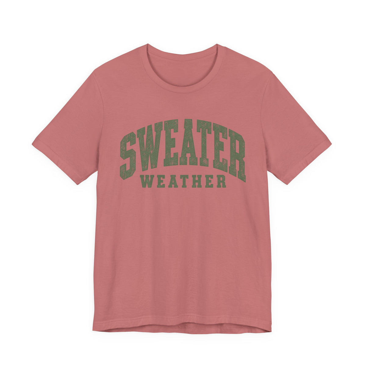 Sweater Weather T-Shirt - Vintage Collegiate Fall Tee
