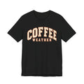 Coffee Weather T-Shirt - Vintage Collegiate Fall Graphic Tee