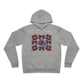 Bruins Football Bow Hoodie - Red, Royal & Leopard Game Day Sweatshirt