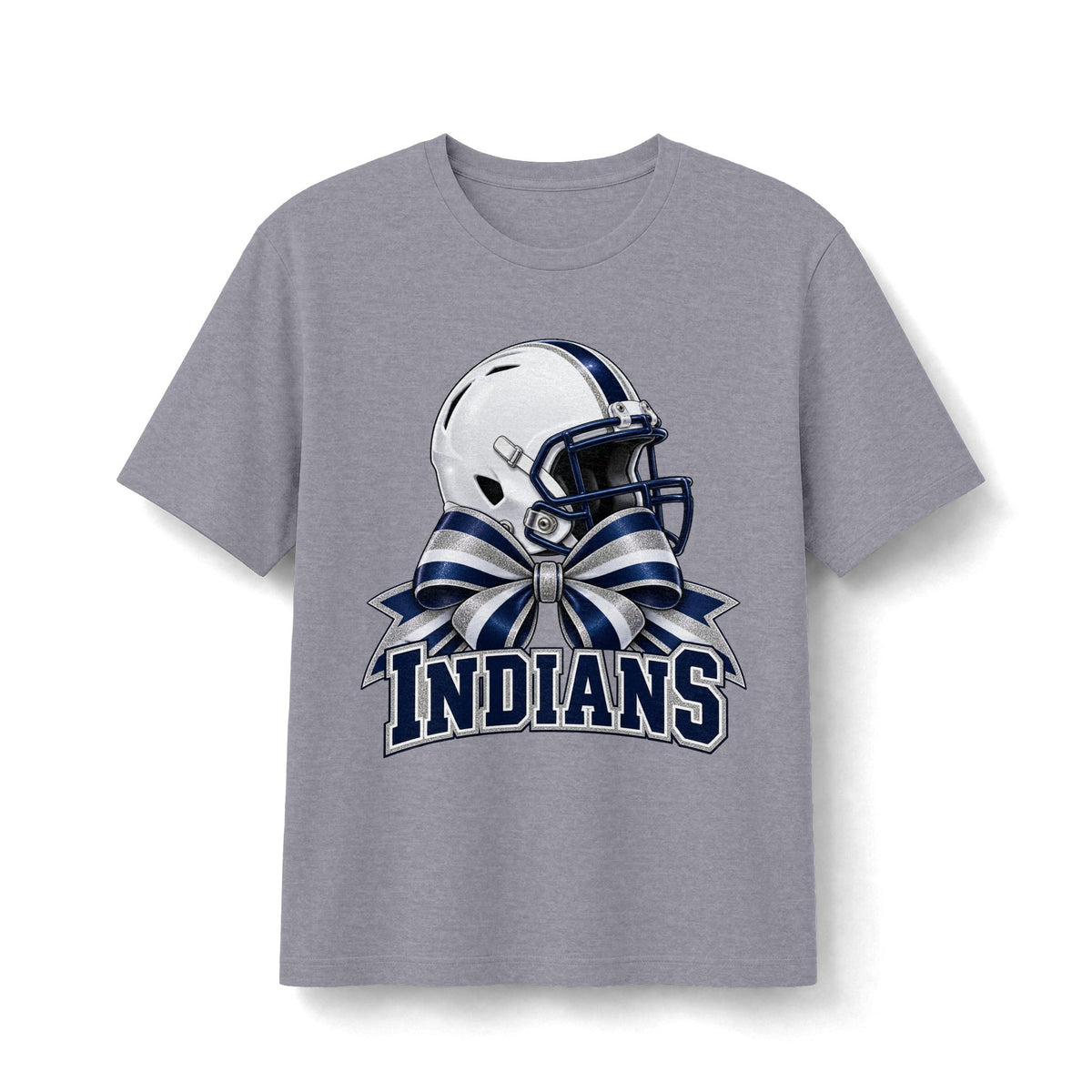 El Reno Indians Football Helmet & Bow Tee