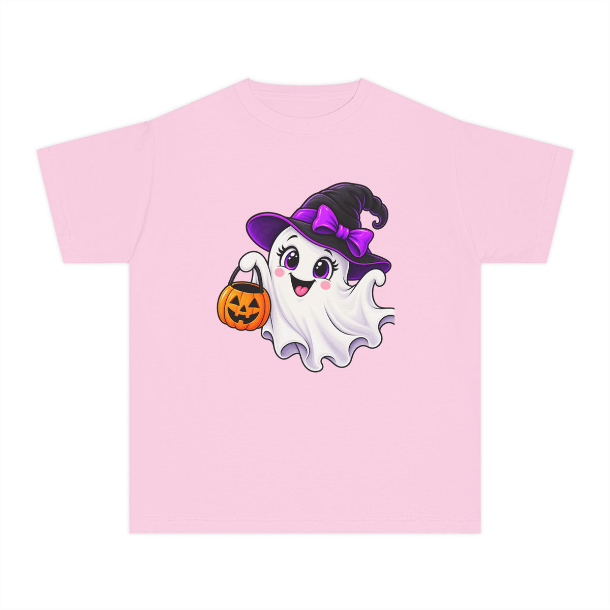 Little Boo Halloween T-Shirt - Cute Ghost Youth Shirt