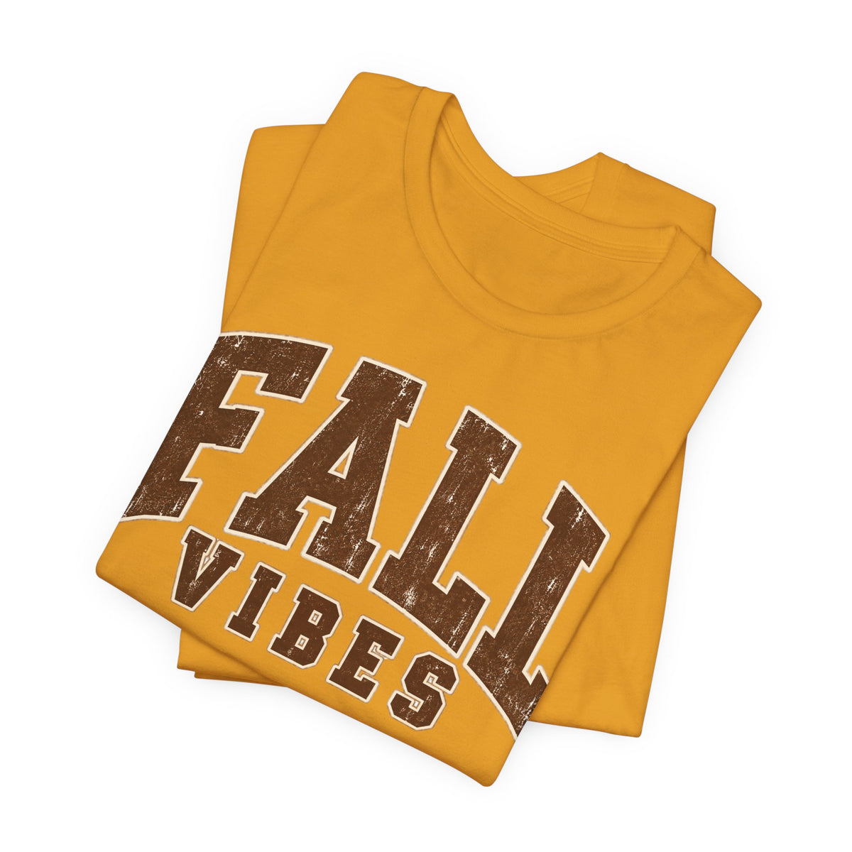 Fall Vibes T-Shirt - Vintage Collegiate Autumn Graphic Tee