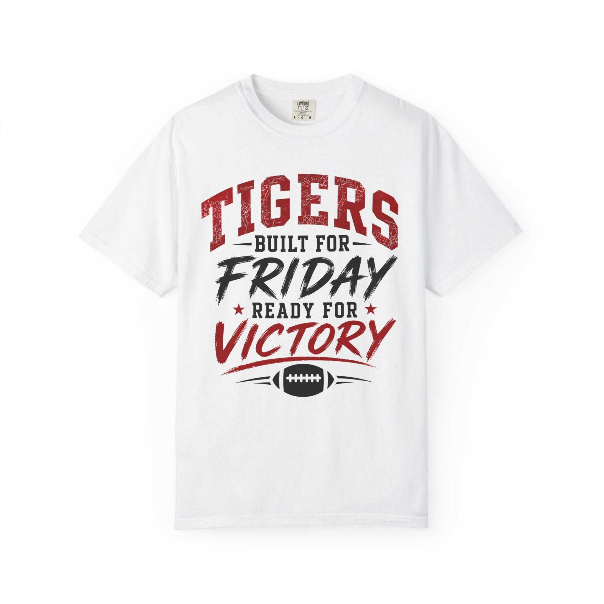 Tigers Built for Friday Football T-Shirt — Ready for Victory