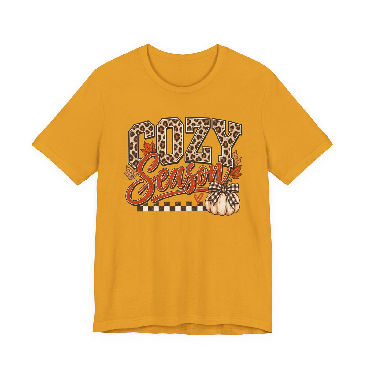 Cozy Season Leopard Fall Graphic Tee