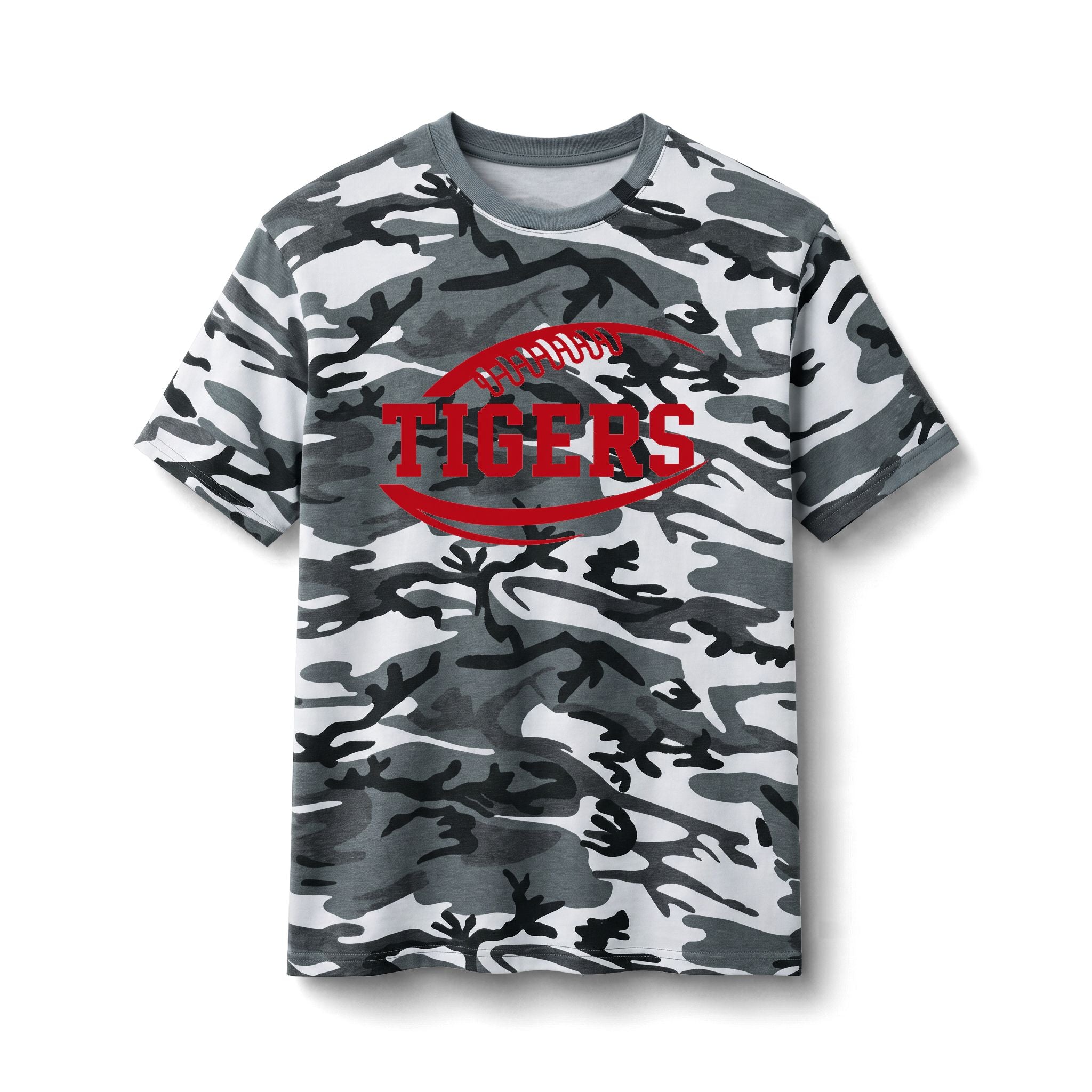 Tigers Football Camo Tee