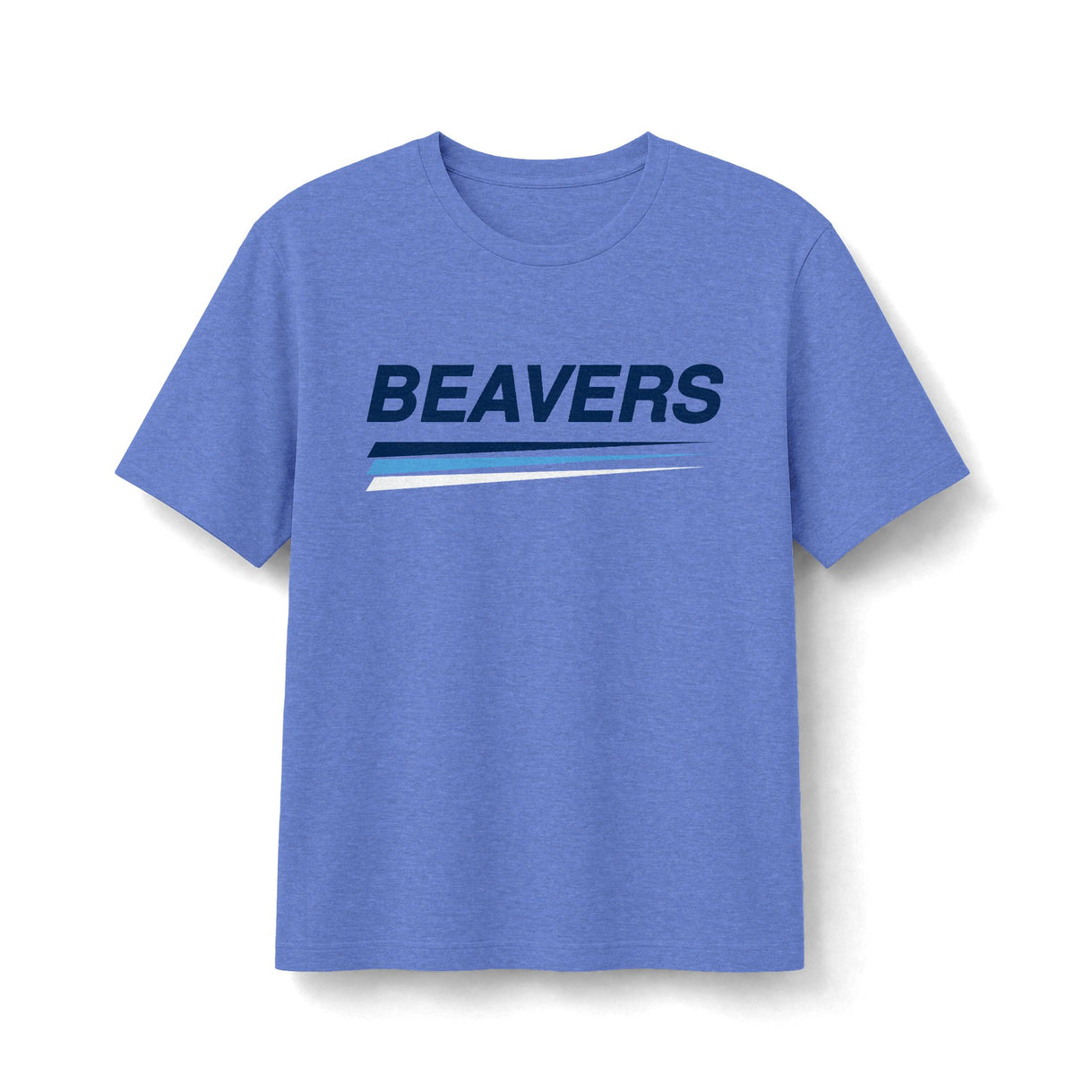 Beavers Triple Stripe Bella+Canva Tee