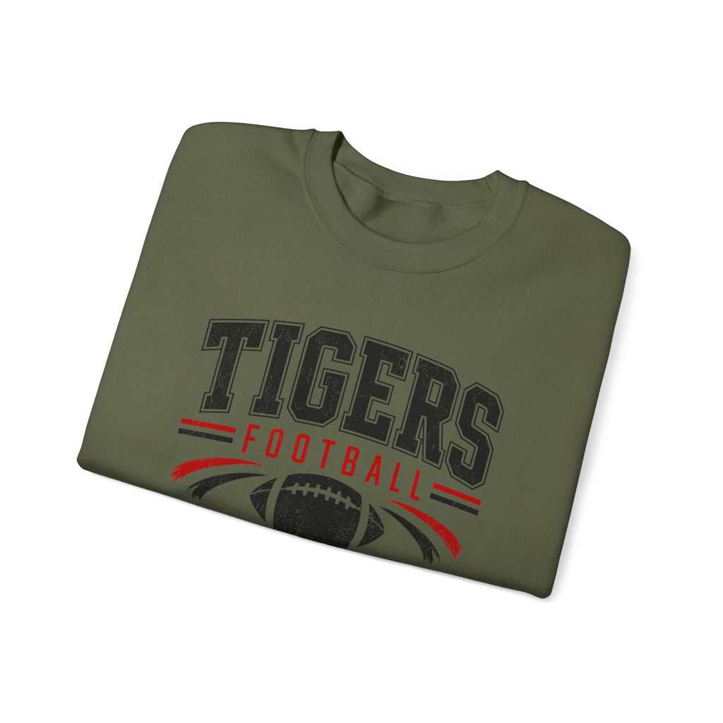 Tigers Football Vintage Logo Sweatshirt | Team Spirit Pullover