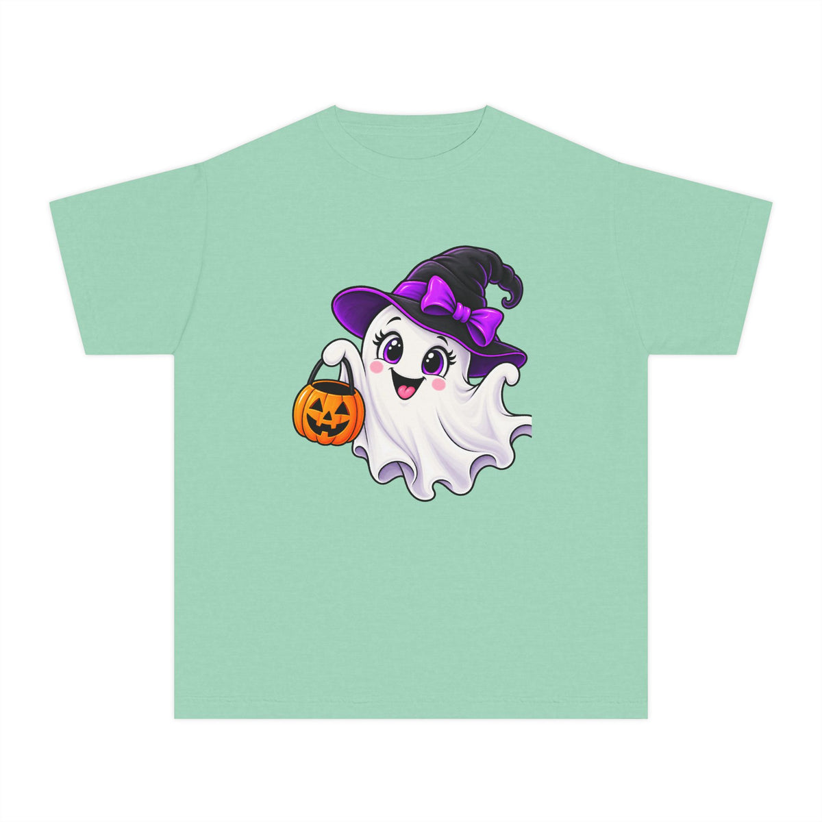Little Boo Halloween T-Shirt - Cute Ghost Youth Shirt