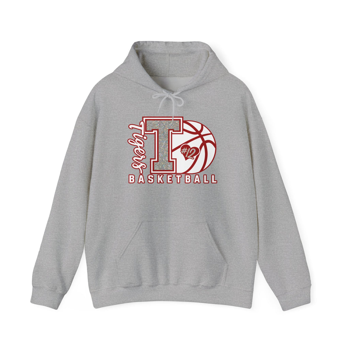 Tigers Basketball Glitter-Effect - Custom Player Number