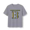Academy of Blanchard Striped "B" T-Shirt - Navy and Gold School Tee
