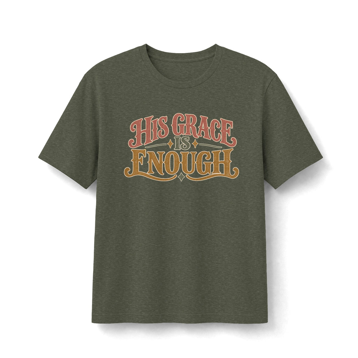 His Grace Is Enough Retro T‑Shirt