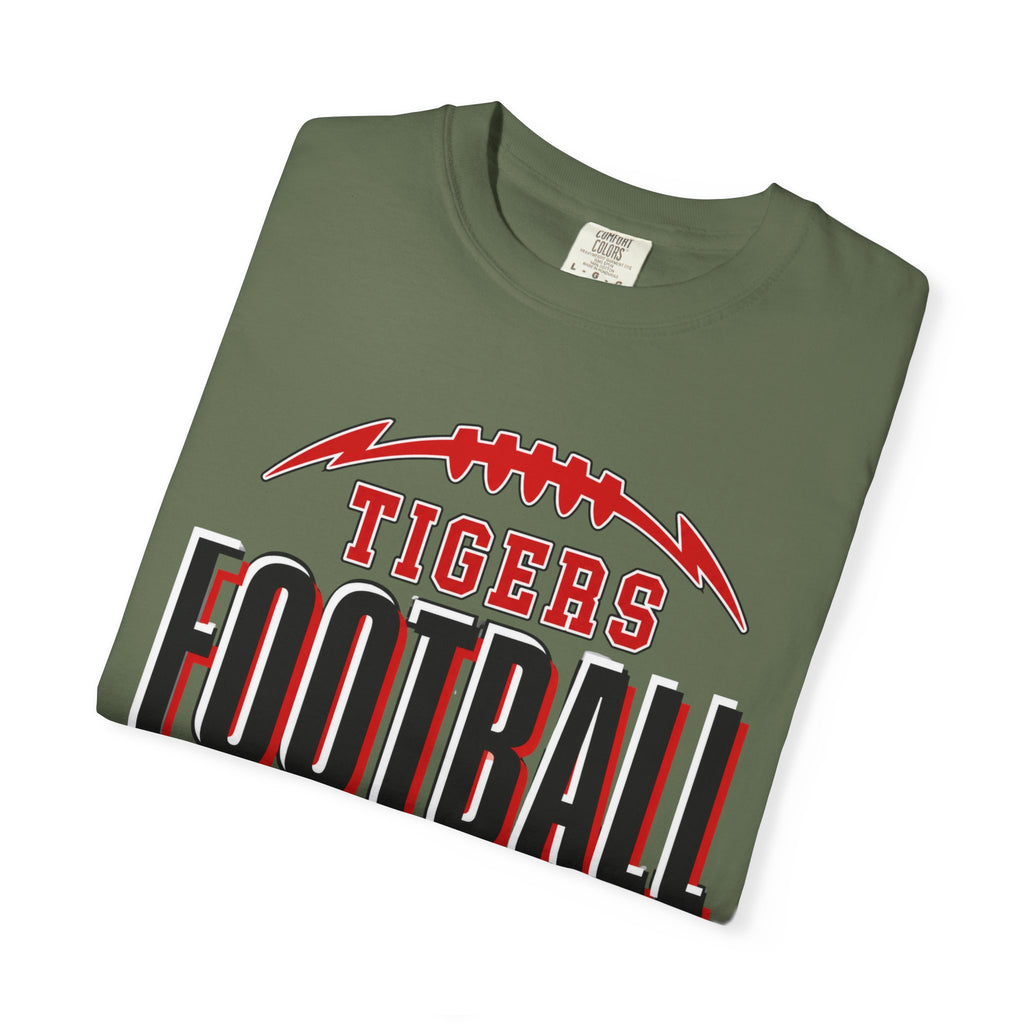 Tigers Football Comfort Colors Tee