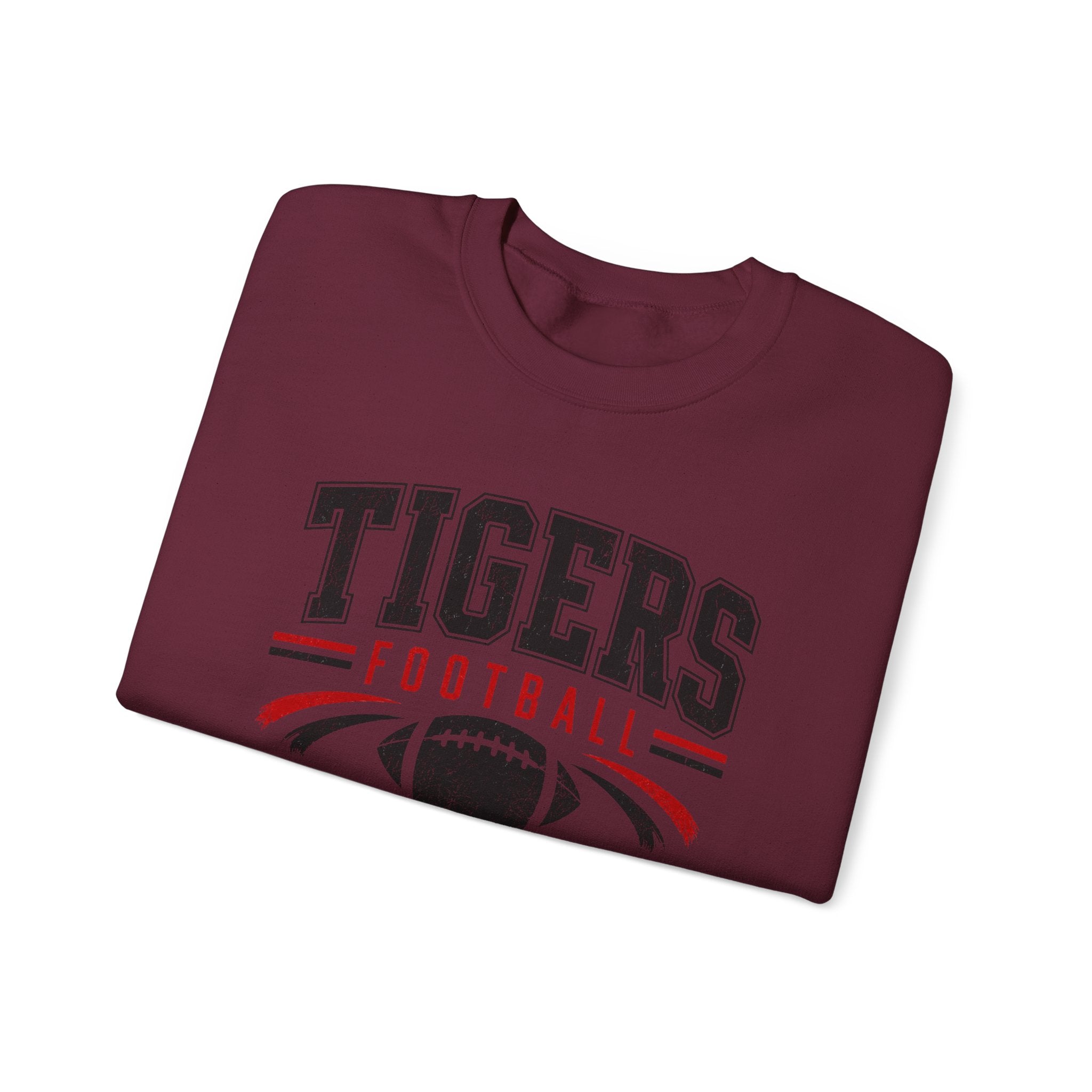 Tigers Football Vintage Logo Sweatshirt | Team Spirit Pullover