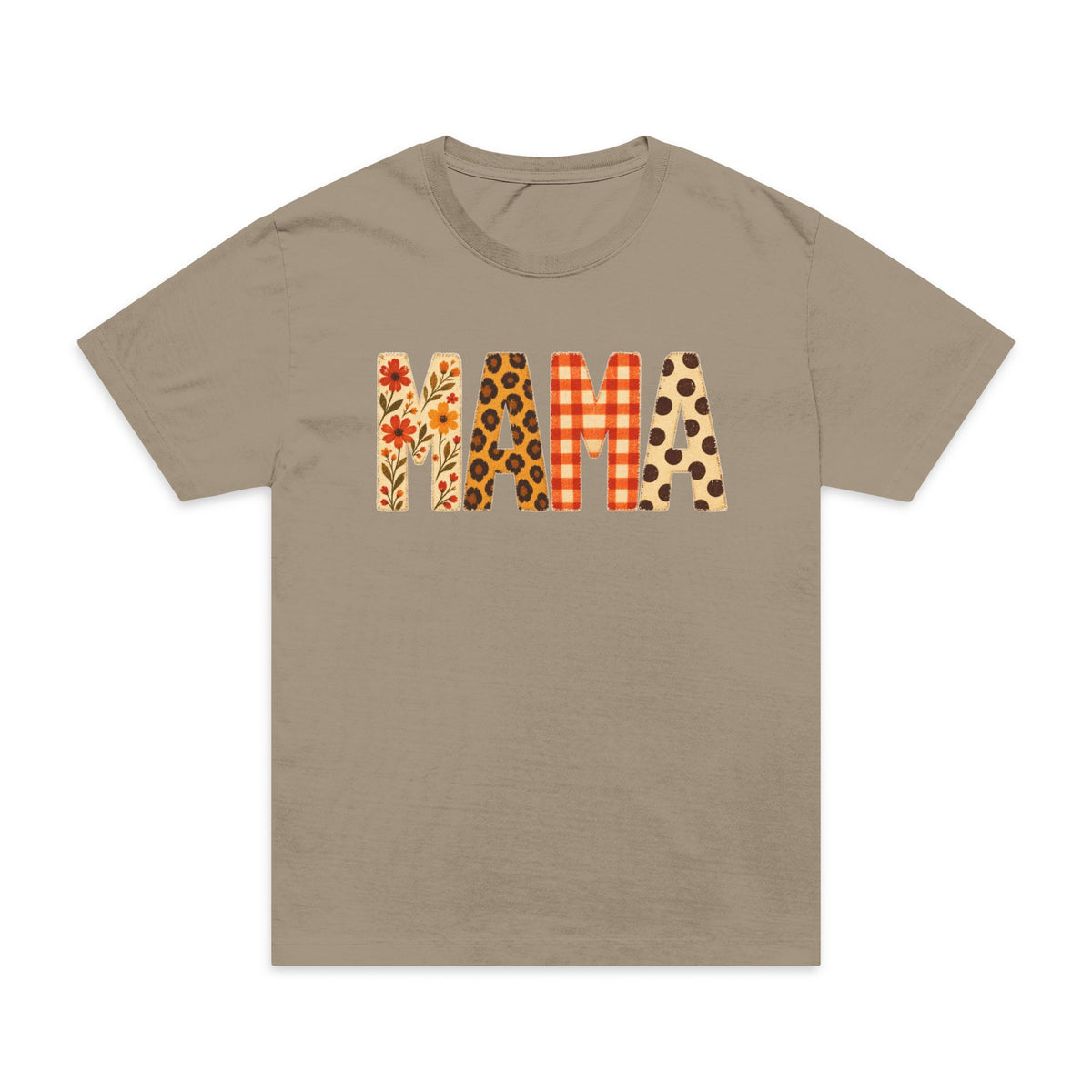 Fall Pattern MAMA Oversized T-Shirt