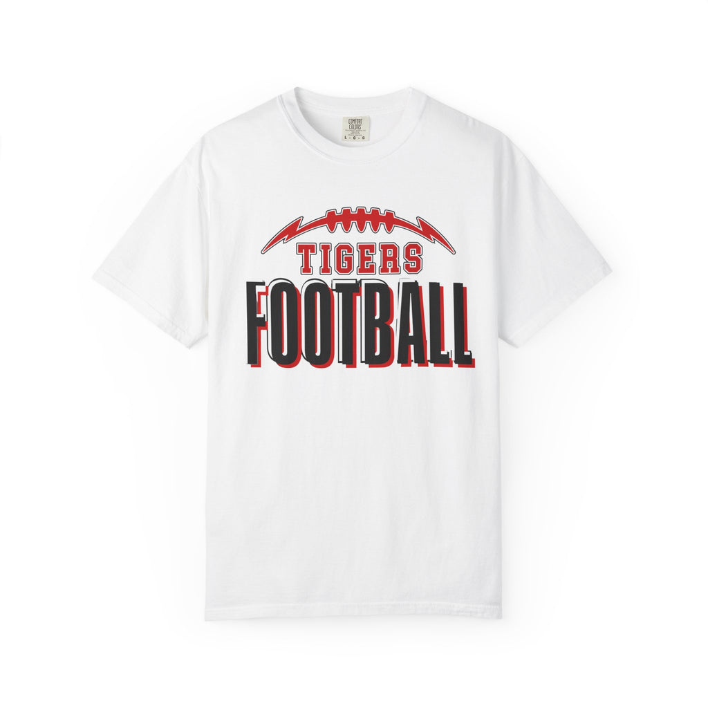 Tigers Football Comfort Colors Tee