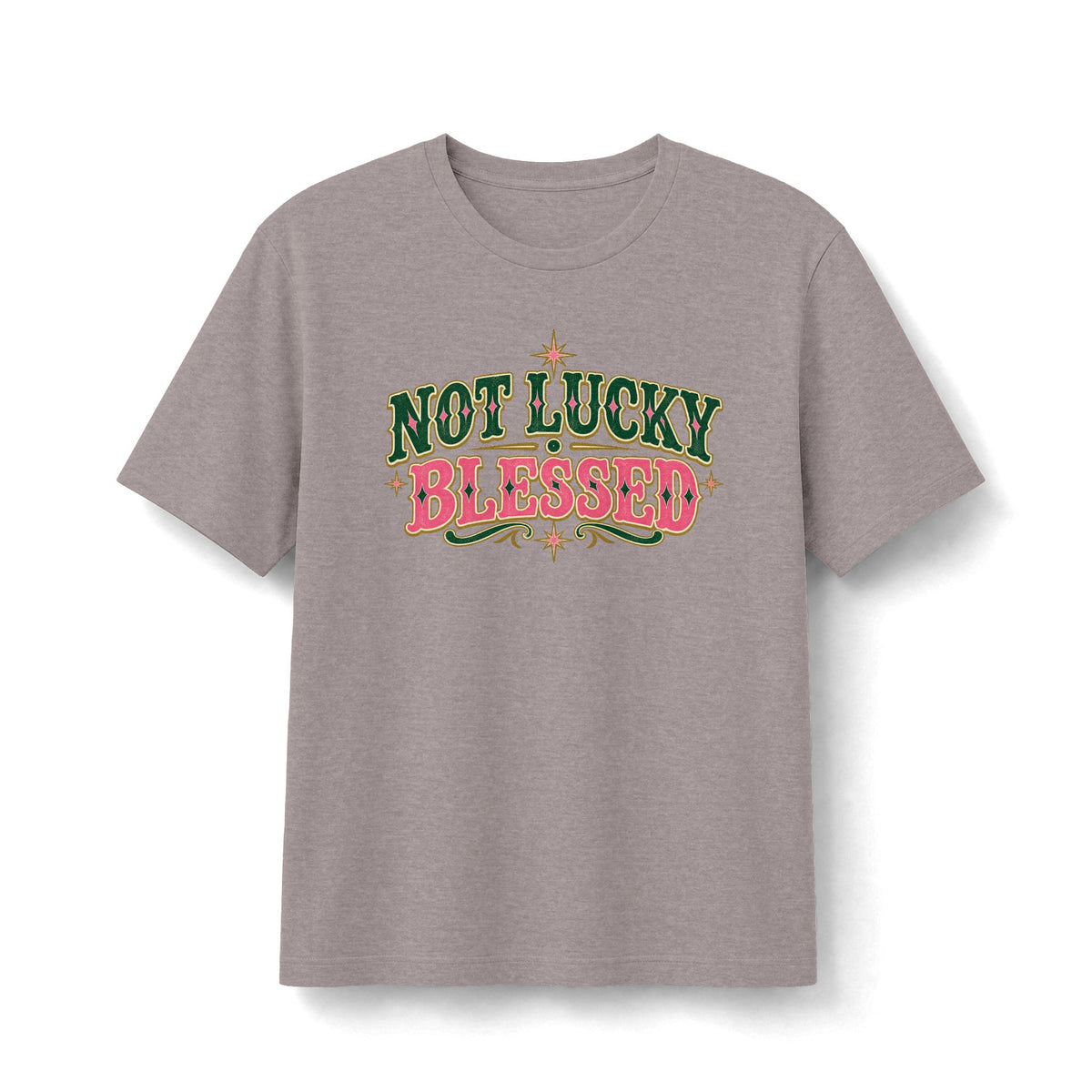 Not Lucky, Blessed Retro Faith Tee
