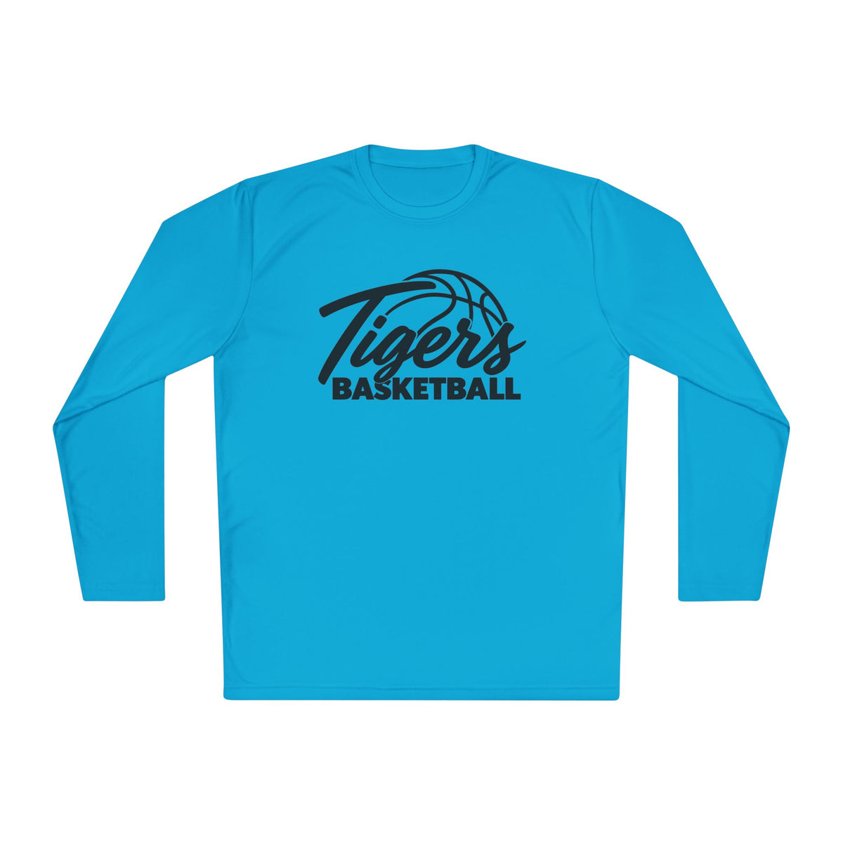 Tigers Basketball Lightweight Moisture=Wicking Long Sleeve Tee