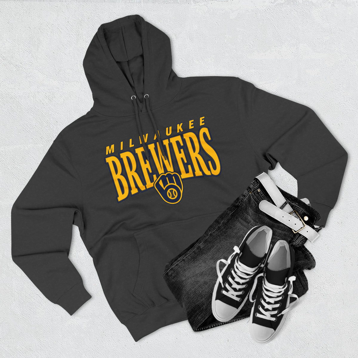 Milwaukee Brewers Baseball Fleece Hoodie