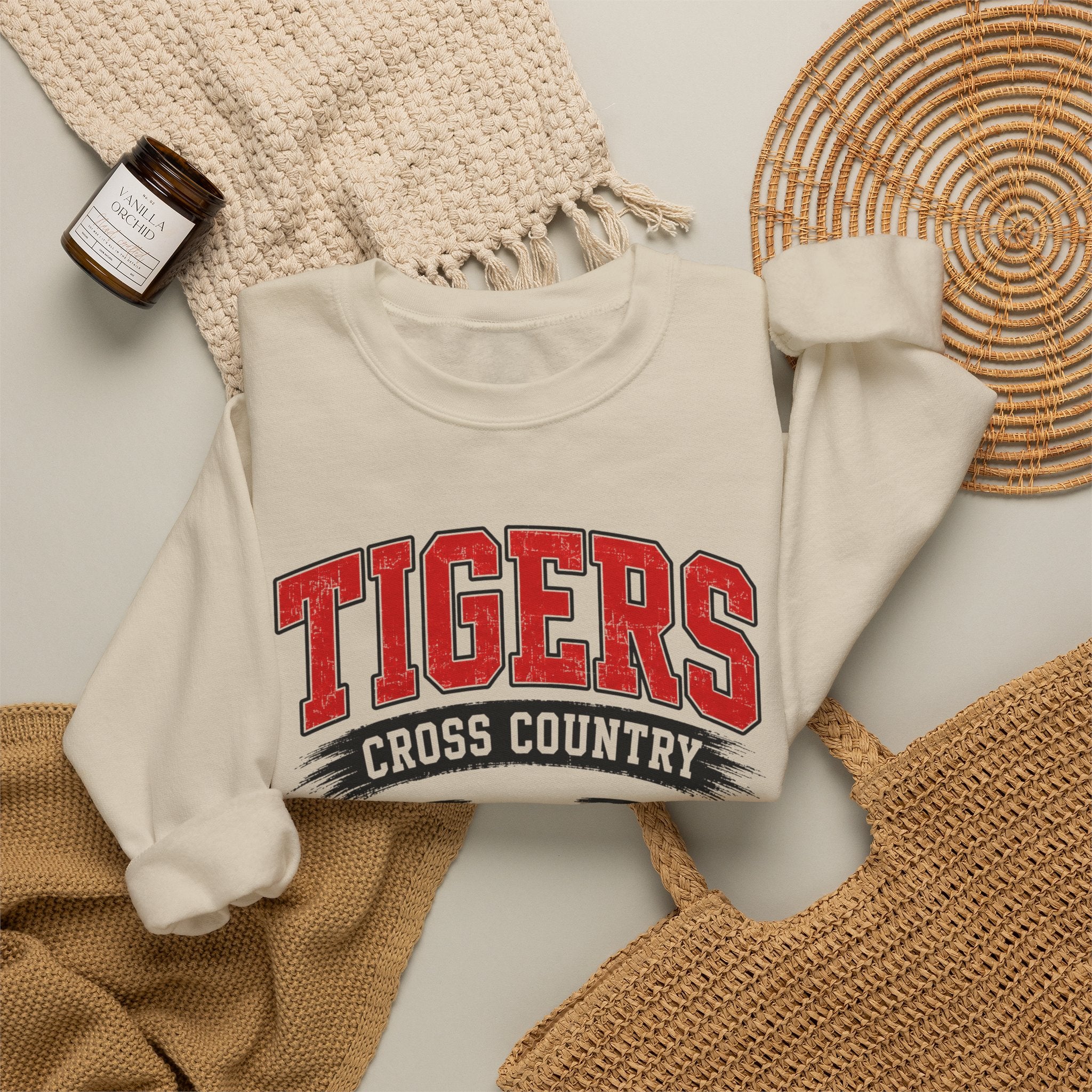 TIGERS Cross Country Crewneck Sweatshirt