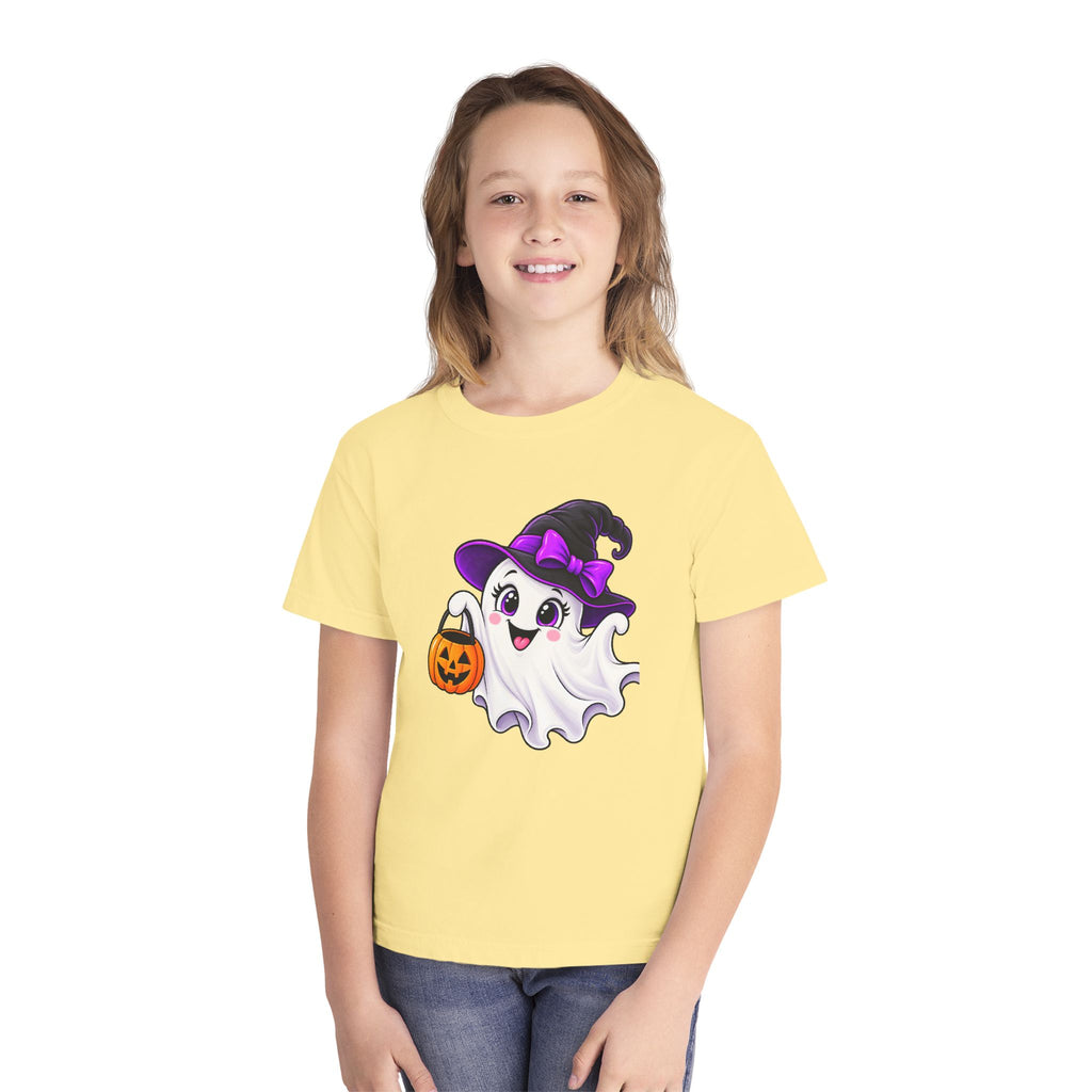 Little Boo Halloween T-Shirt - Cute Ghost Youth Shirt
