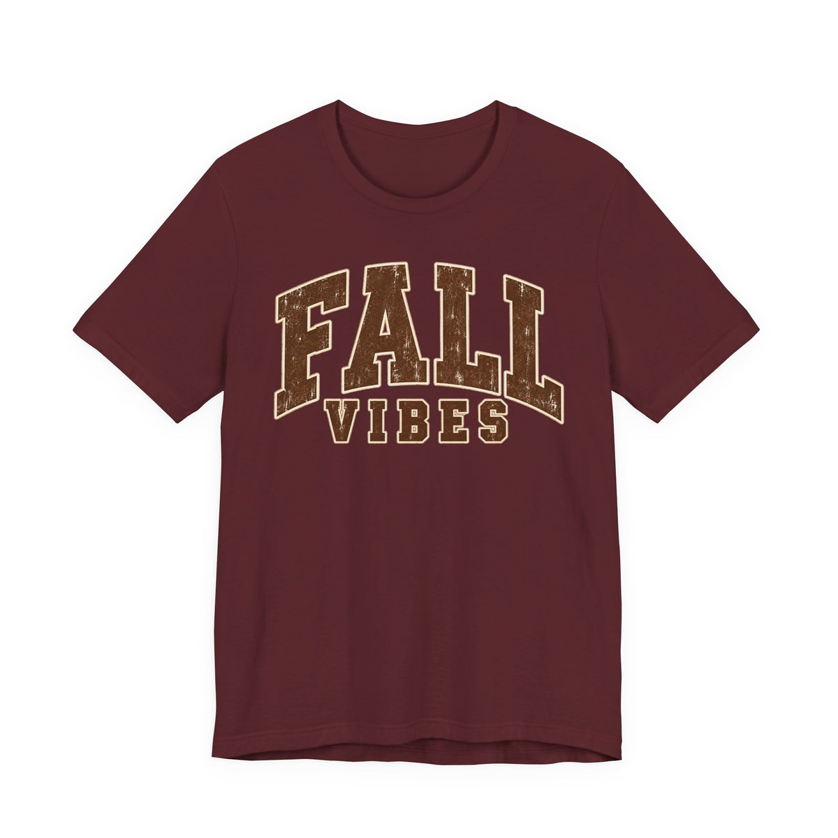 Fall Vibes T-Shirt - Vintage Collegiate Autumn Graphic Tee