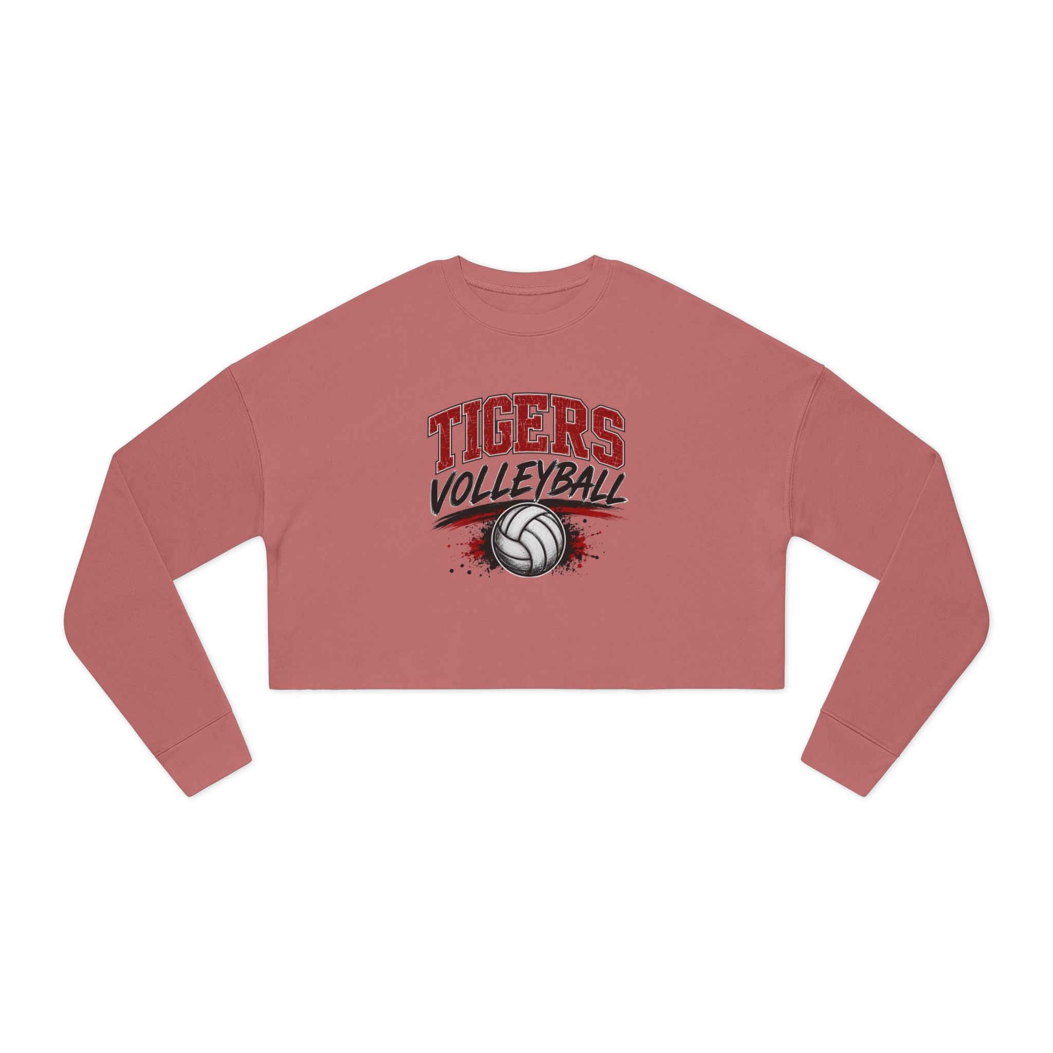 Tigers Volleyball Cropped Sweatshirt
