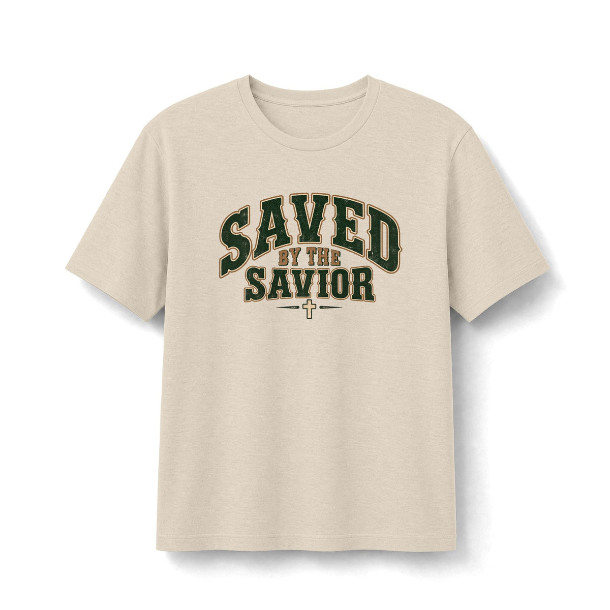 Saved by the Savior Vintage Christian T-Shirt