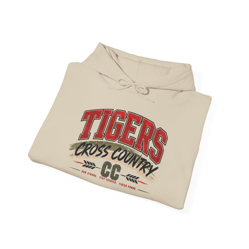 Tigers Cross Country Hoodie-Athletic Spirit Pullover