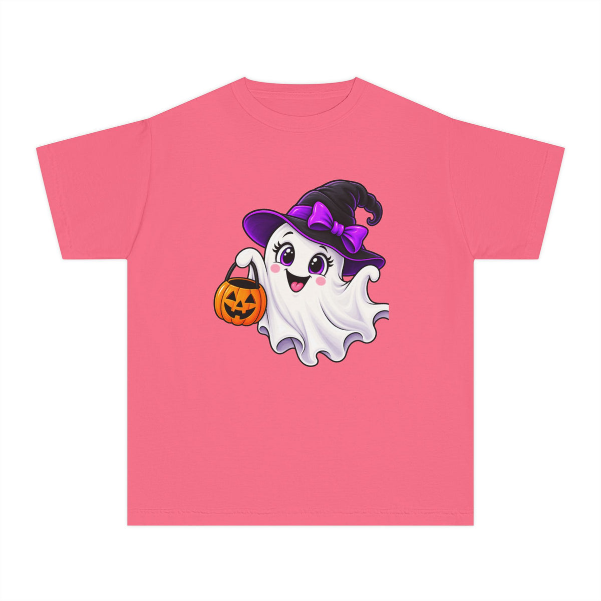Little Boo Halloween T-Shirt - Cute Ghost Youth Shirt