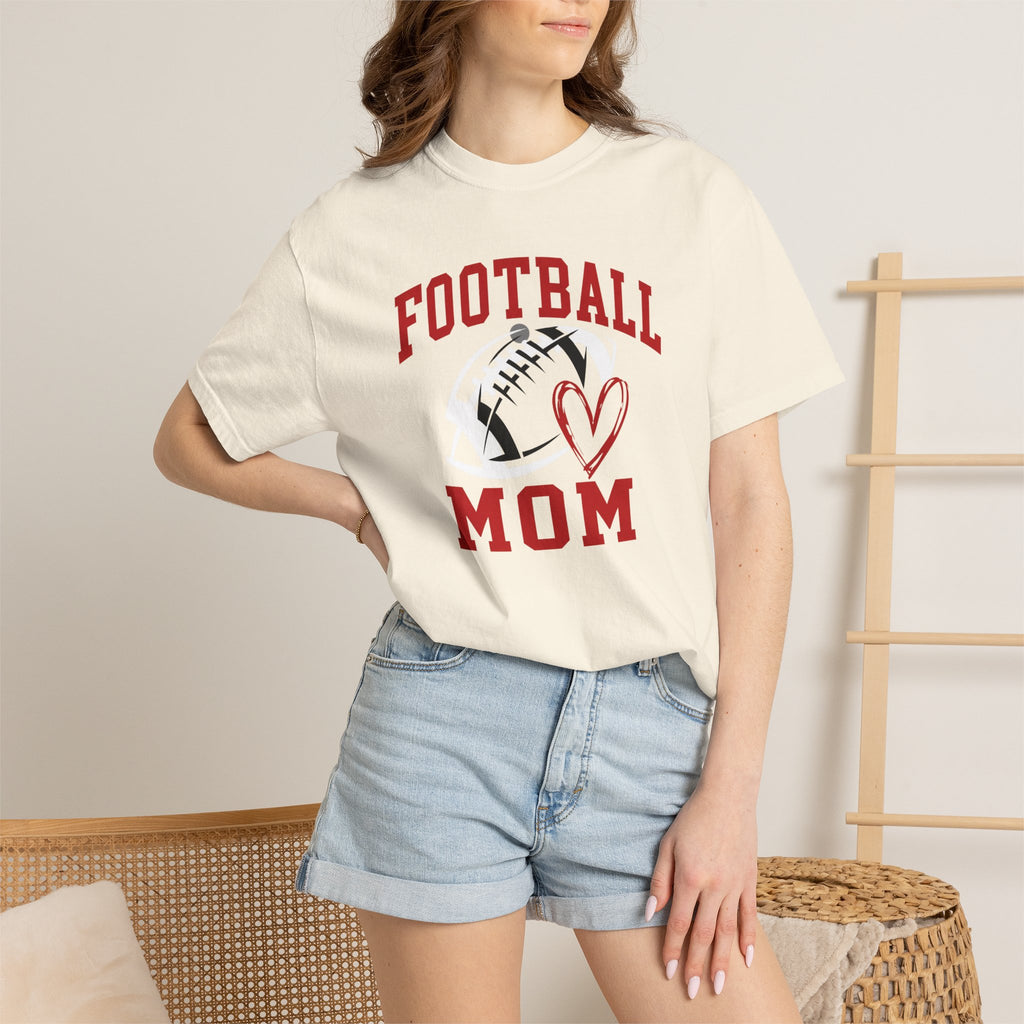 Football Mom Garment-Dyed T-Shirt
