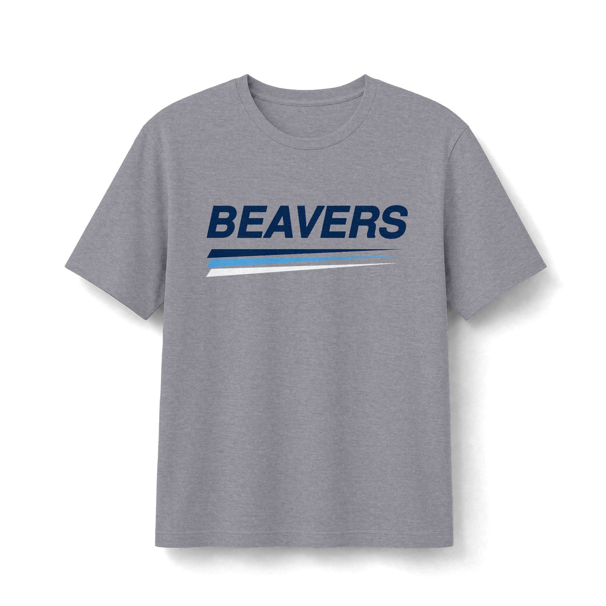 Beavers Triple Stripe Bella+Canva Tee