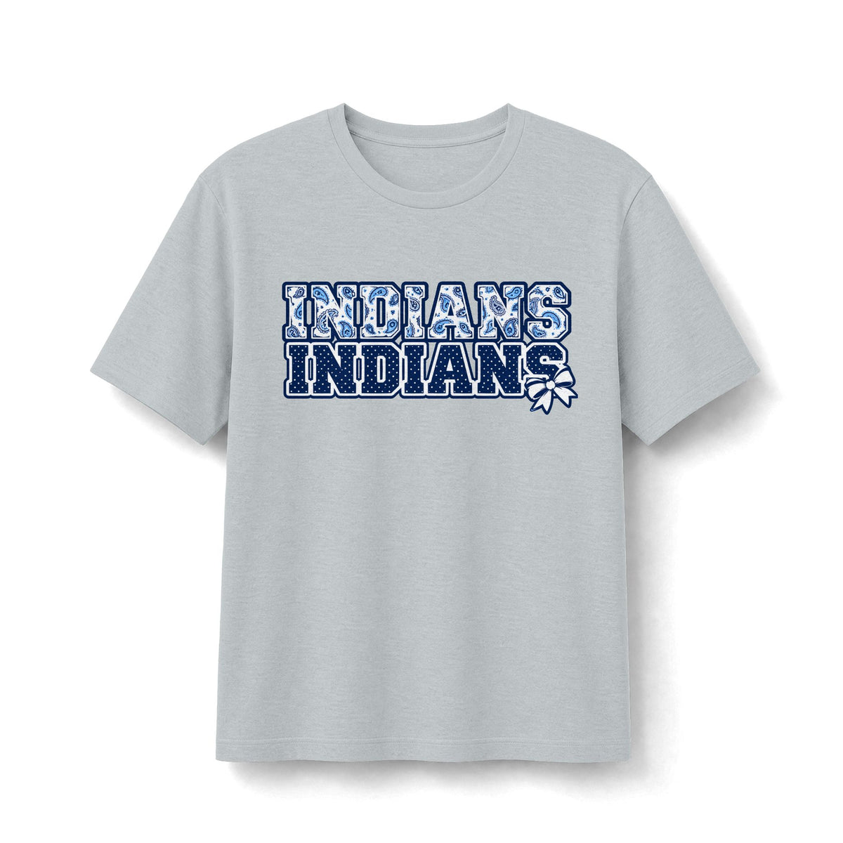 El Reno Indians Stacked Paisley & Bow Tee