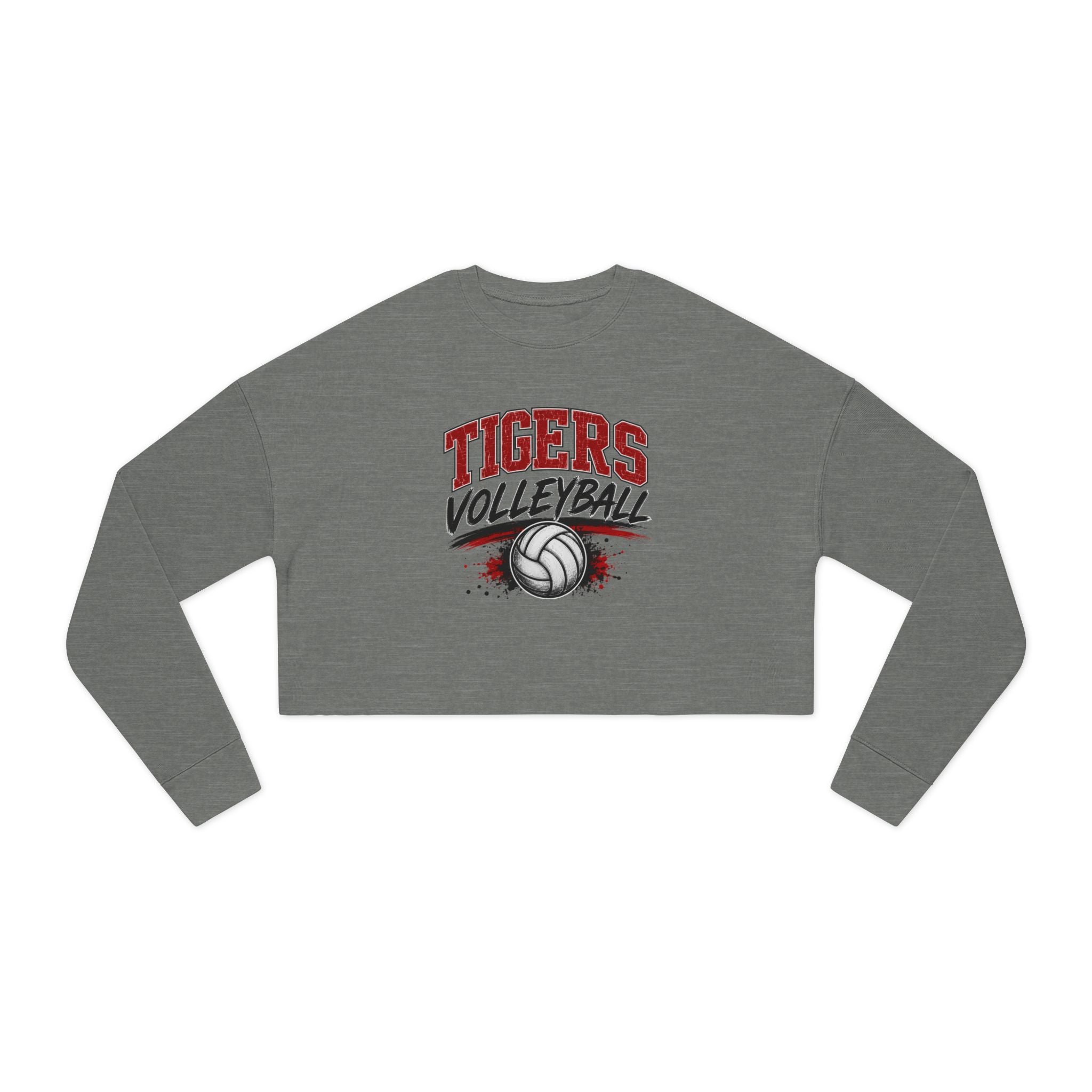 Tigers Volleyball Cropped Sweatshirt