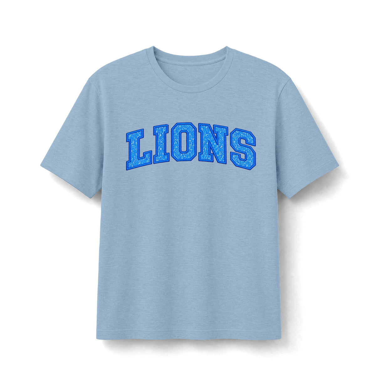 Lions Blue Sparkle Tee - Bella+Canvas CVC