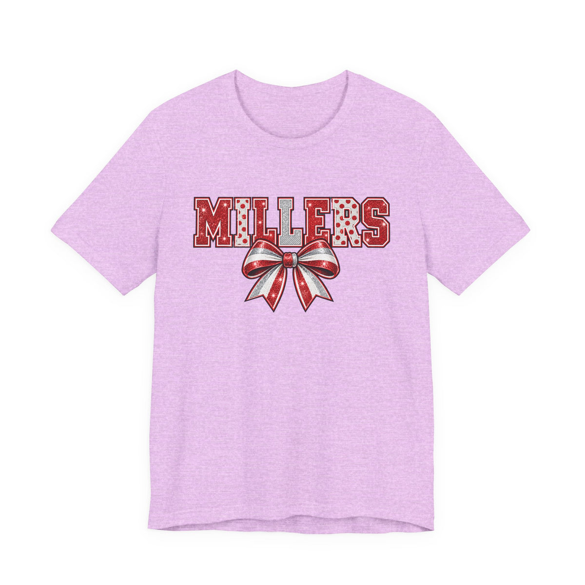 Millers Red & Silver Bow Unisex Tee
