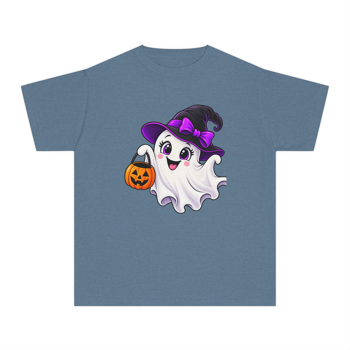 Little Boo Halloween T-Shirt - Cute Ghost Youth Shirt