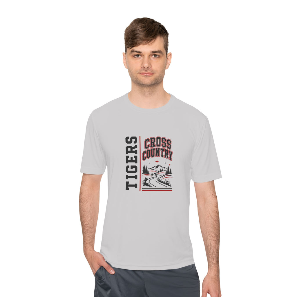 Tigers Cross Country Moisture-Wicking Tee — Running Team Shirt