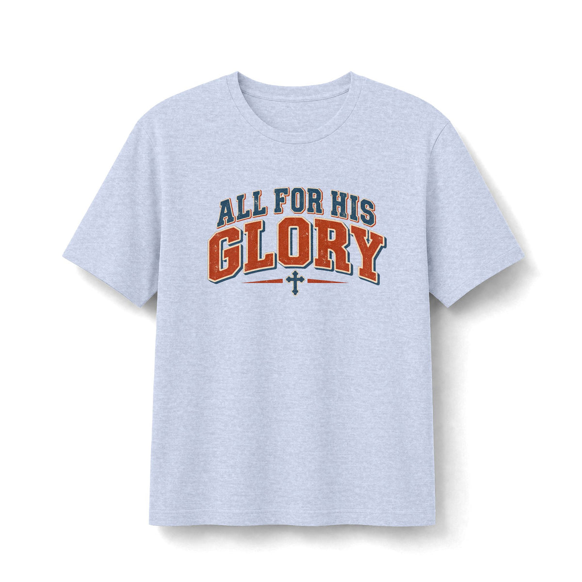 All for His Glory Retro Christian T-Shirt