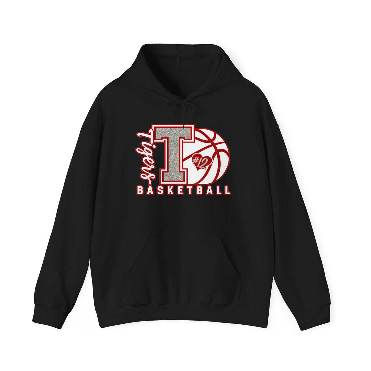 Tigers Basketball Glitter-Effect - Custom Player Number