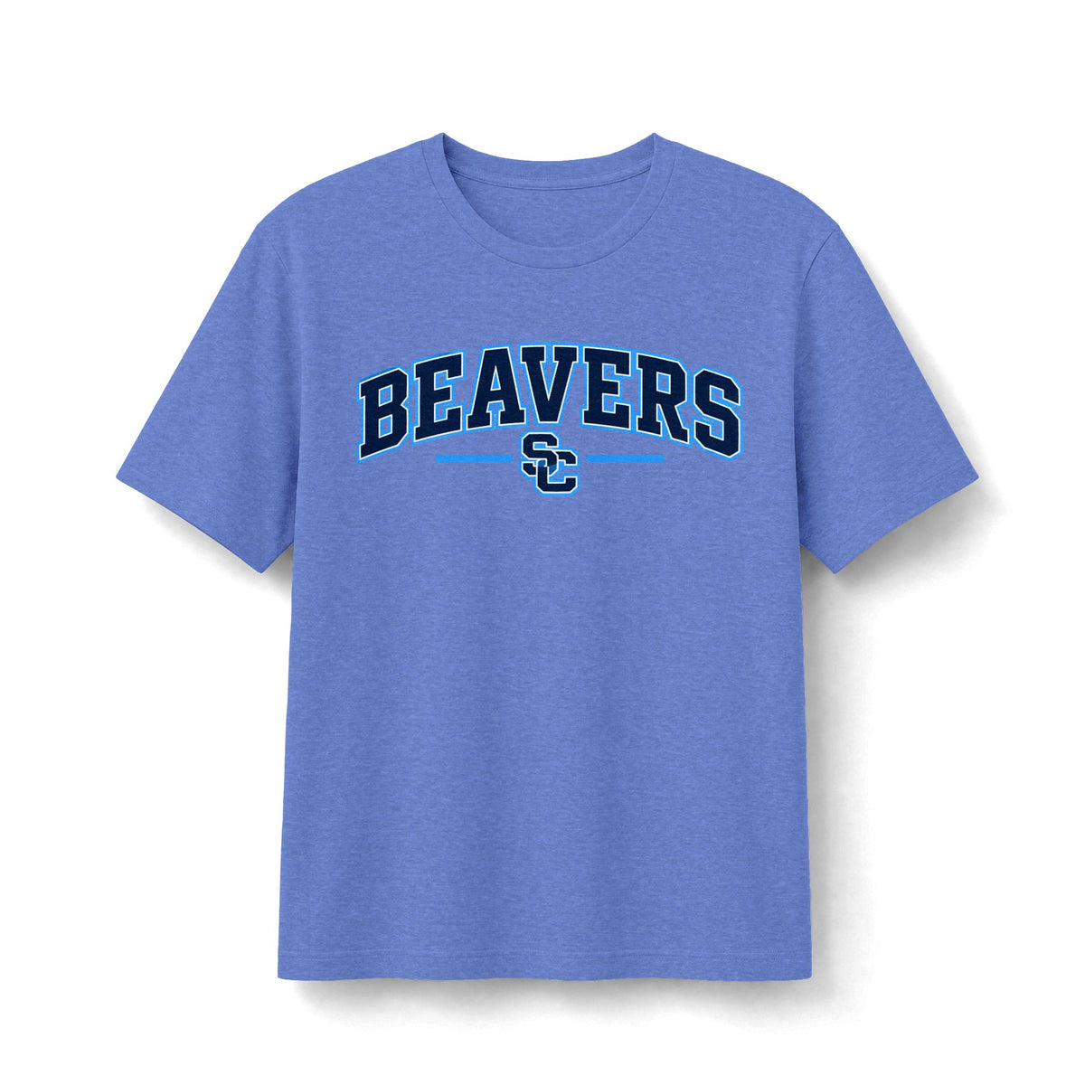 Beavers SC Logo Tee - Collegiate School Spirit Short Sleeve