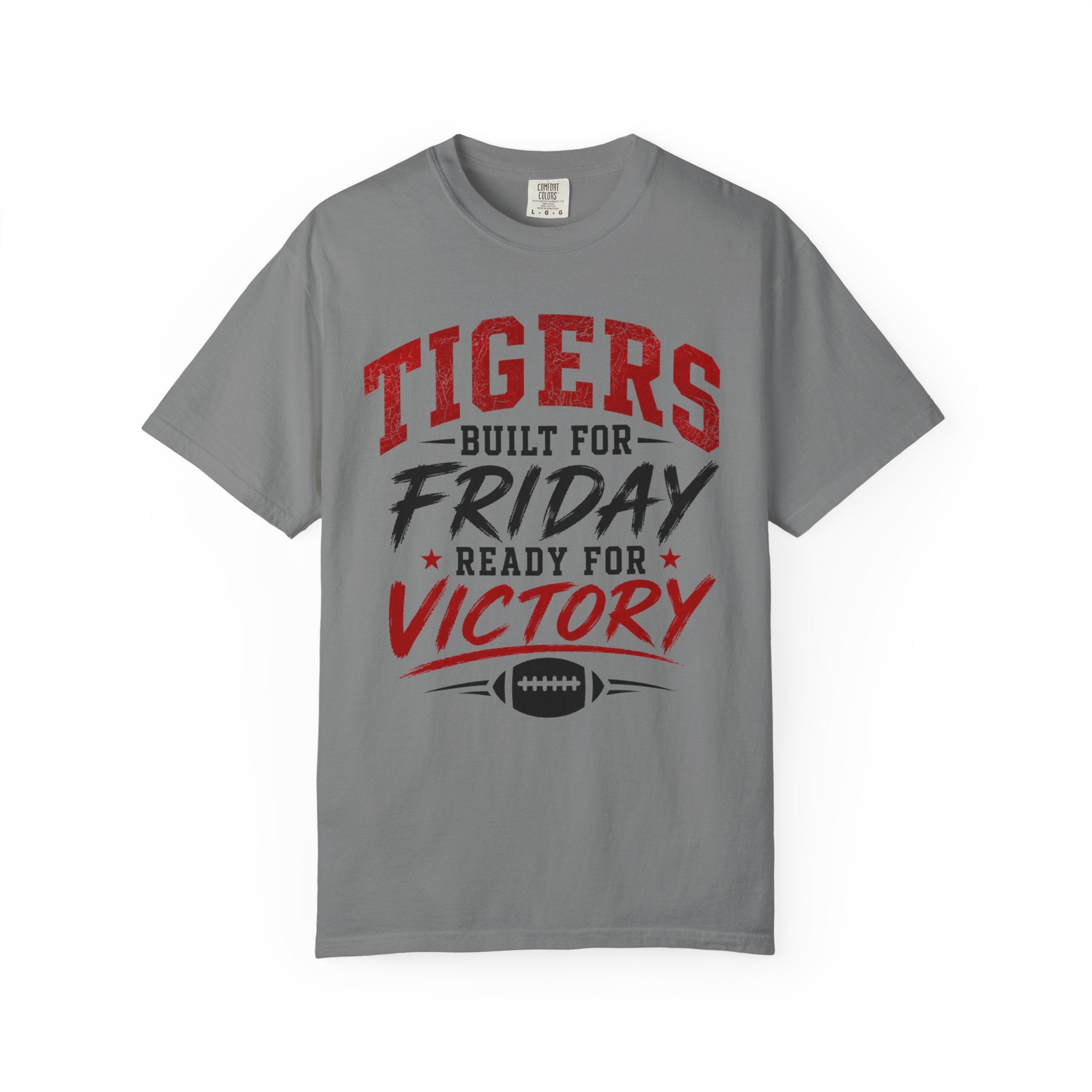 Tigers Built for Friday Football T-Shirt — Ready for Victory