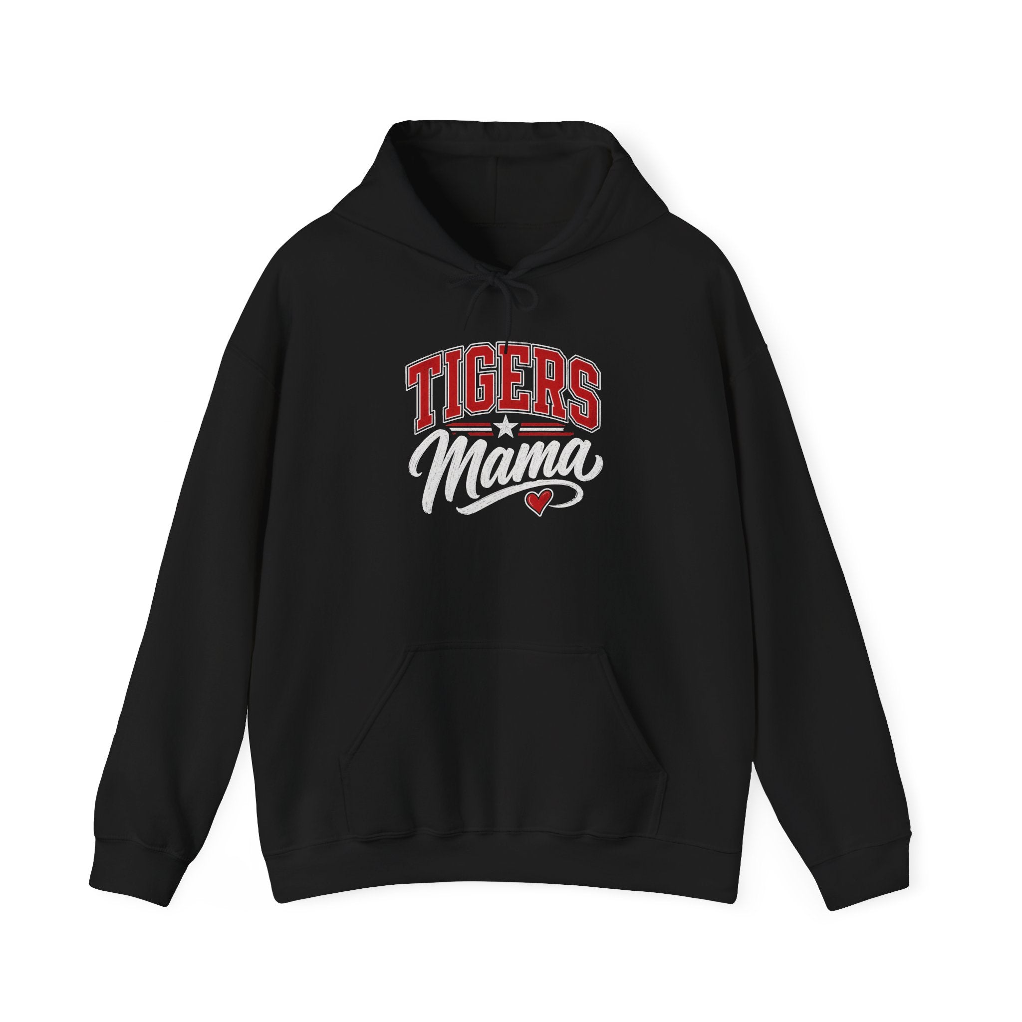 Tigers Mama Hoodie/ Vintage Script Game Day Sweatshirt