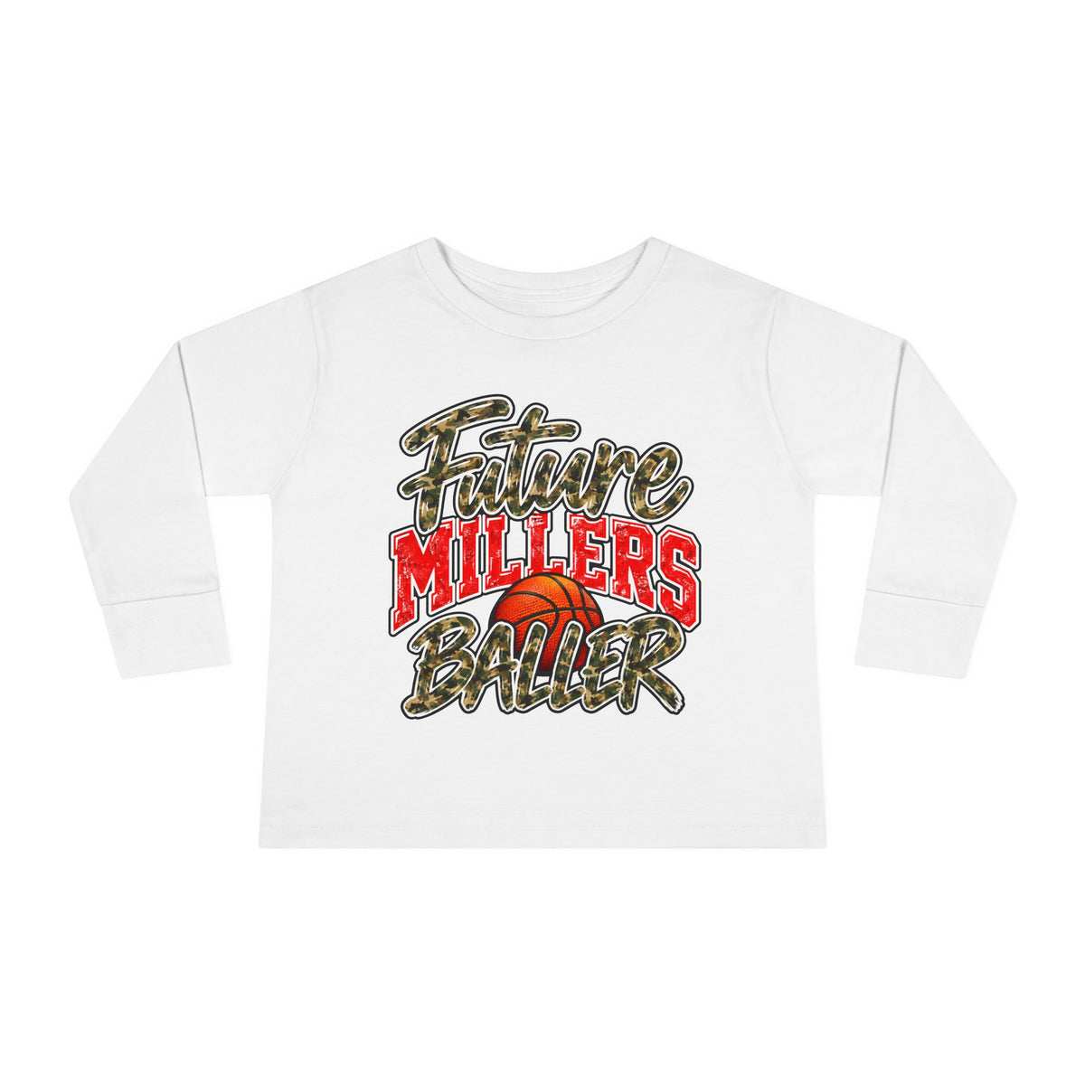 Future Millers Baller Toddler Long Sleeve Tee