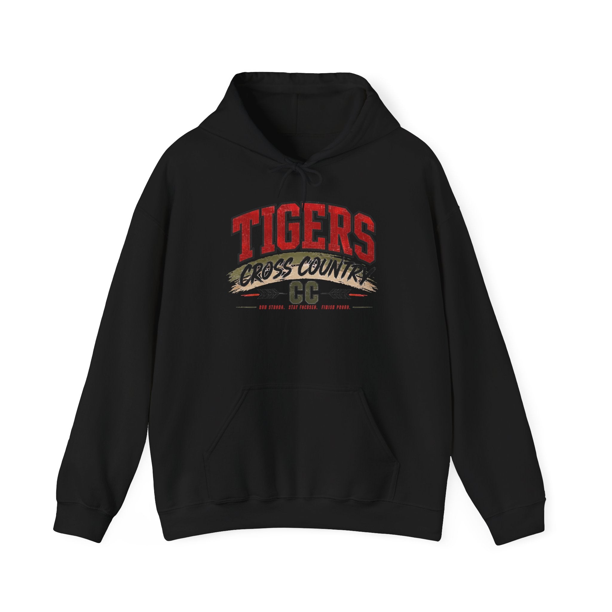 Tigers Cross Country Hoodie-Athletic Spirit Pullover