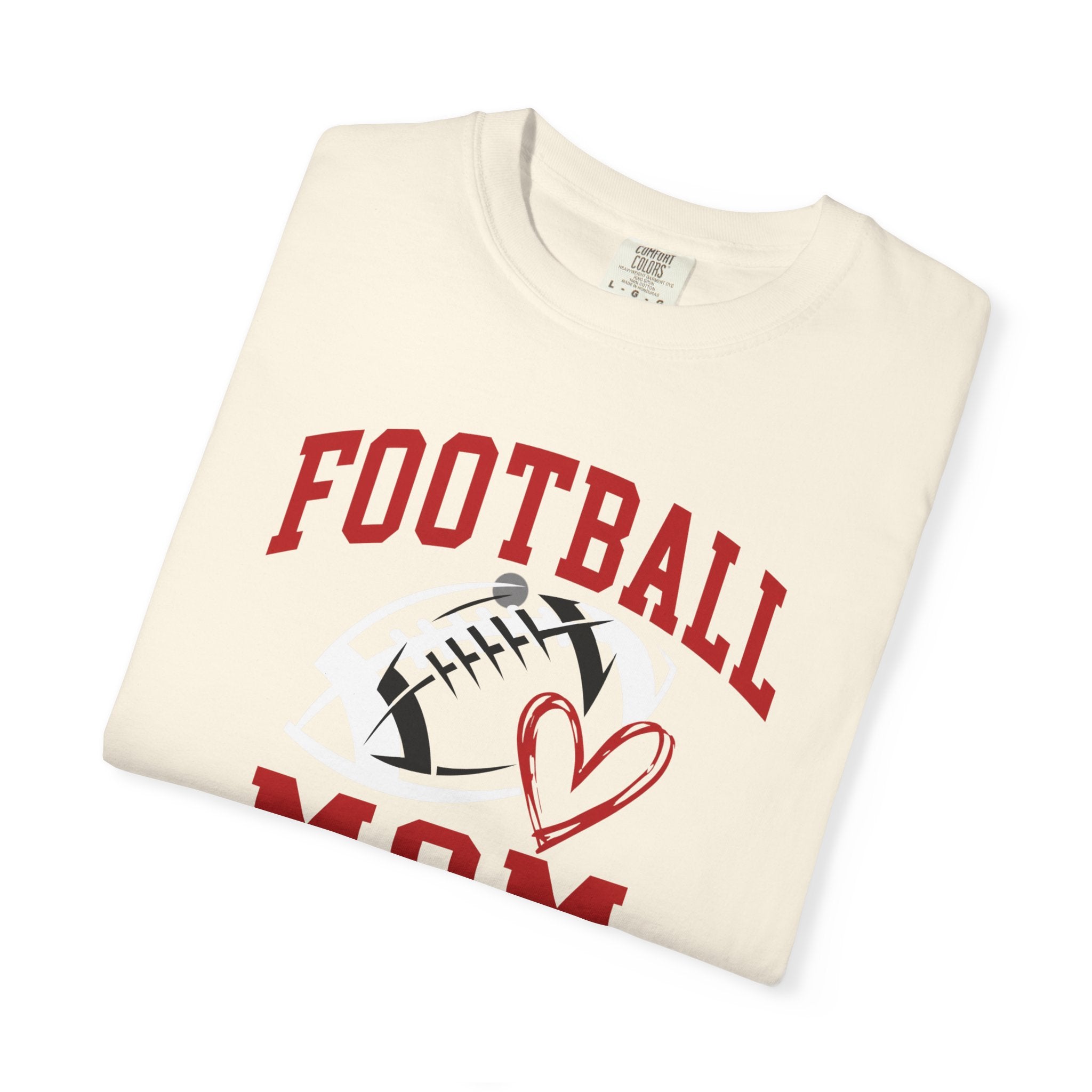 Football Mom Garment-Dyed T-Shirt