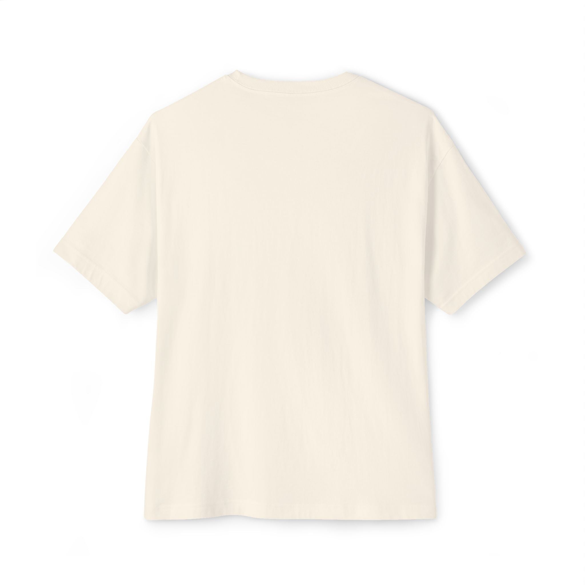 Tigers Script Tee | White oversized boxy T-shirt