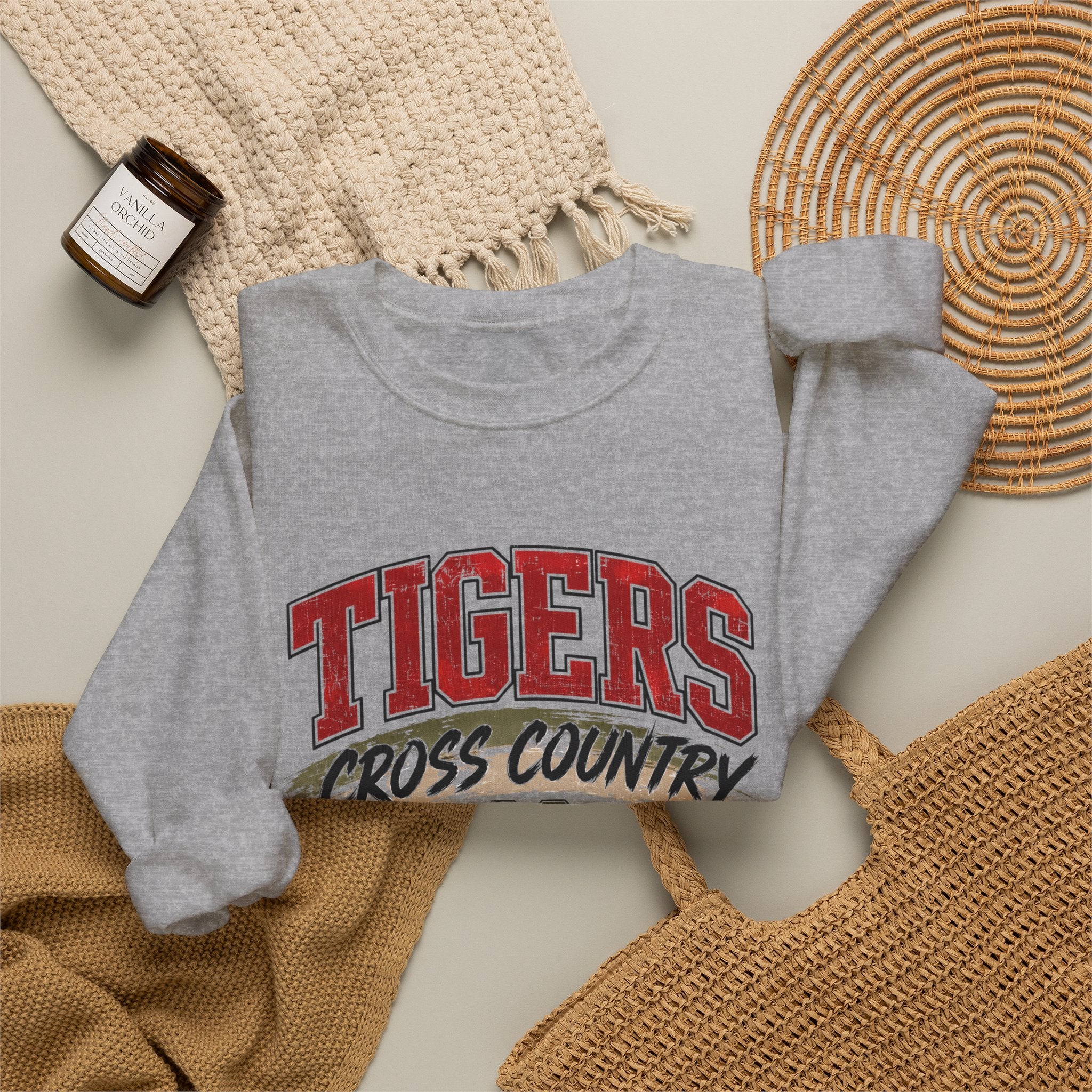 Tigers Cross Country Crewneck Sweatshirt