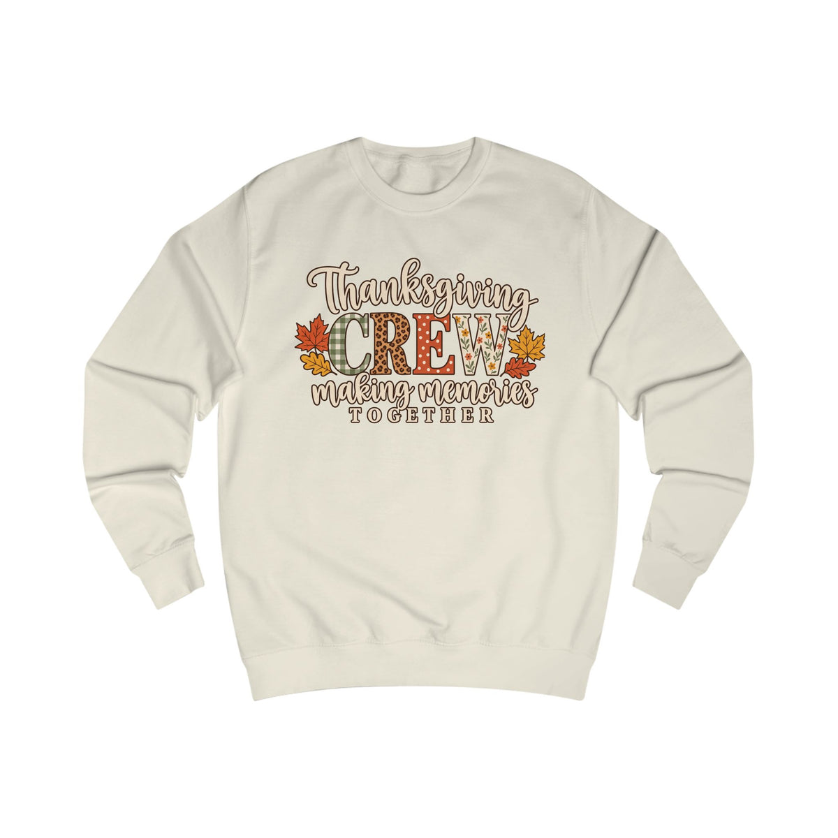 Thanksgiving Crew Sweatshirt – Family Gathering Holiday Pullover