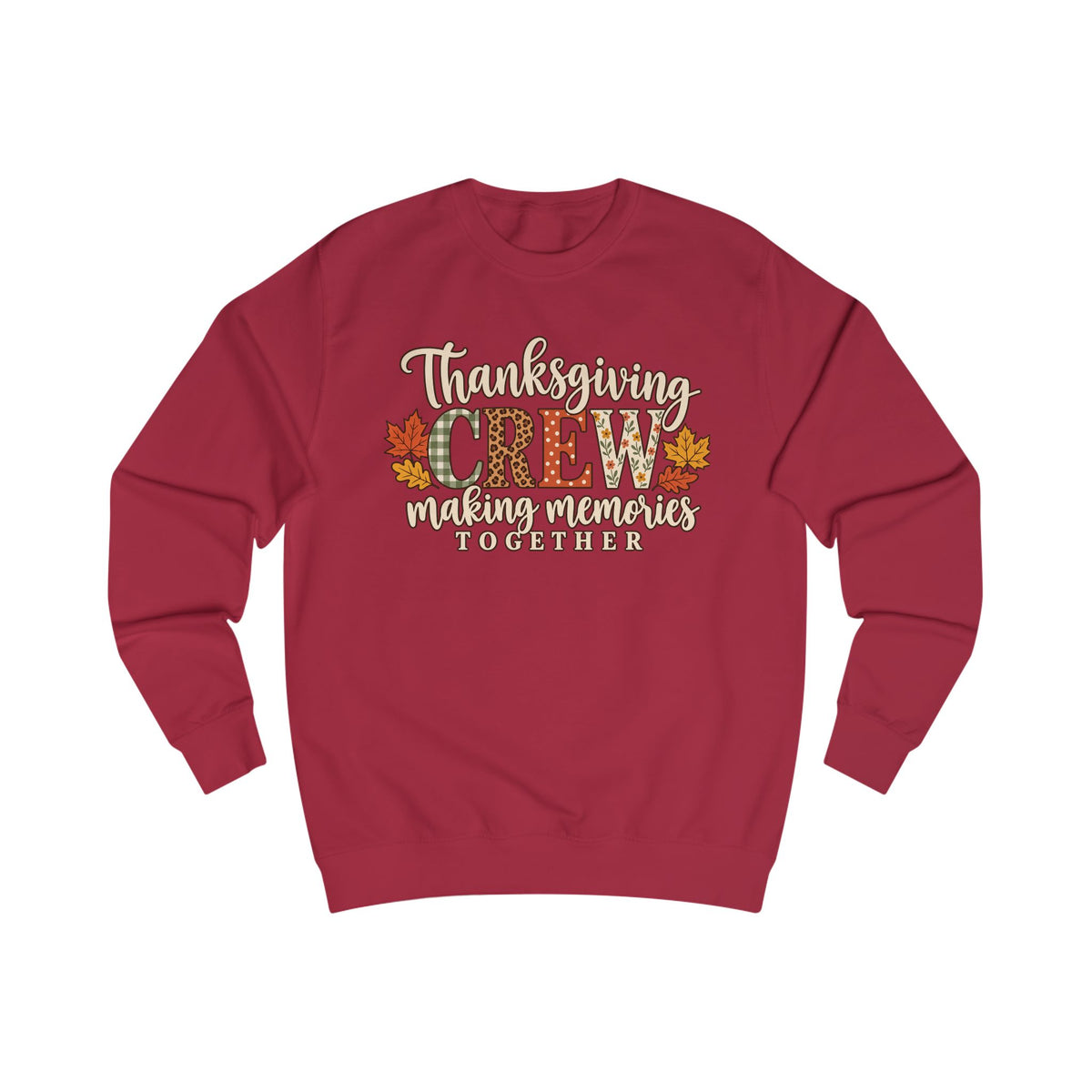 Thanksgiving Crew Sweatshirt – Family Gathering Holiday Pullover